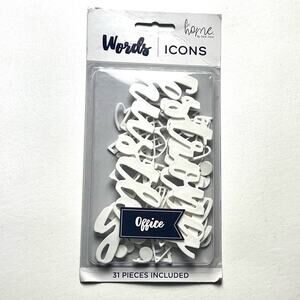 Home by New View Office 31 Pieces Words  for Design Word Board
